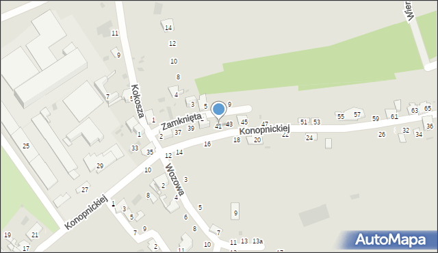 Przemyśl, Konopnickiej Marii, 41, mapa Przemyśla