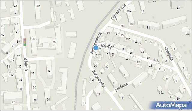 Przemyśl, Kosynierów, 12, mapa Przemyśla