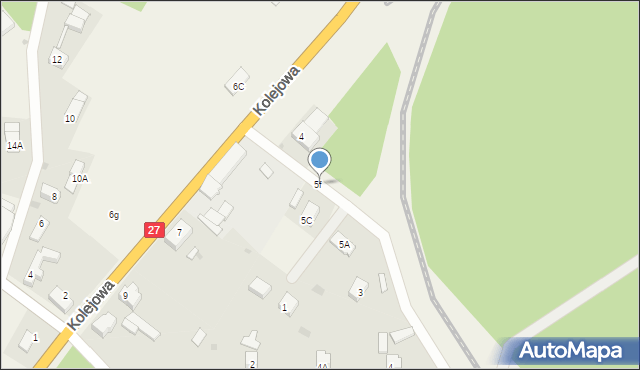 Przewóz, Kolejowa, 5f, mapa Przewóz