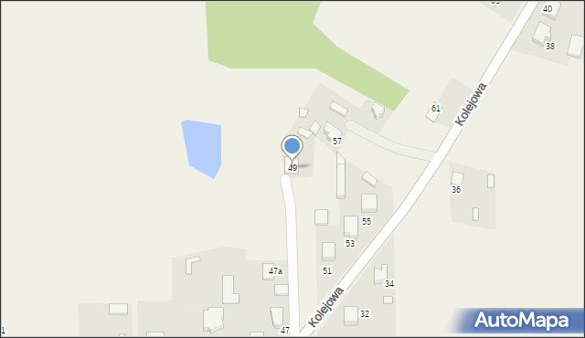 Przystajń, Kolejowa, 49, mapa Przystajń