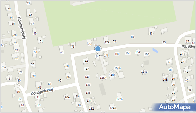 Pszów, Konopnickiej Marii, 146, mapa Pszów