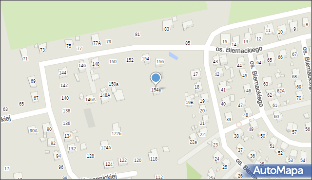 Pszów, Konopnickiej Marii, 154a, mapa Pszów