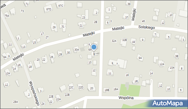 Puszczykowo, Kościuszki Tadeusza, gen., 8, mapa Puszczykowo