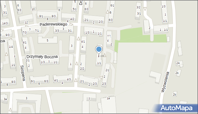 Pyskowice, Kochanowskiego Jana, 1/2, mapa Pyskowice