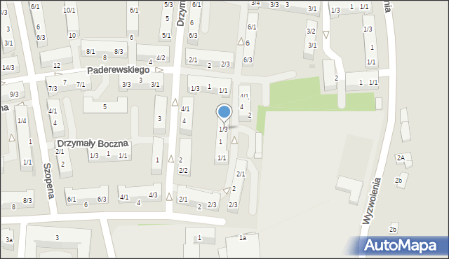 Pyskowice, Kochanowskiego Jana, 1/3, mapa Pyskowice