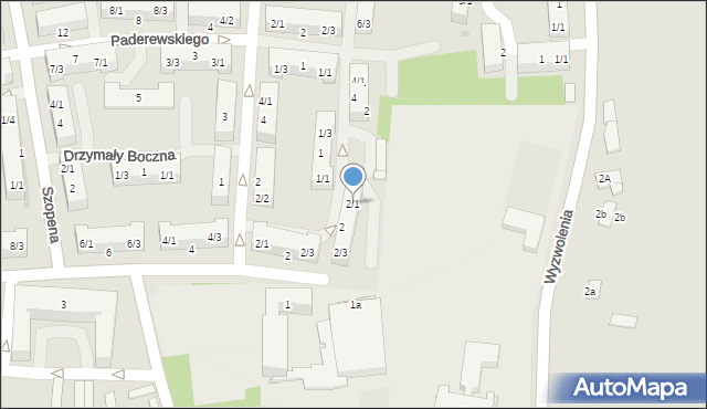 Pyskowice, Kochanowskiego Jana, 2/1, mapa Pyskowice