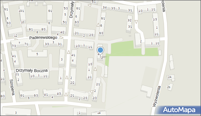 Pyskowice, Kochanowskiego Jana, 4/2, mapa Pyskowice