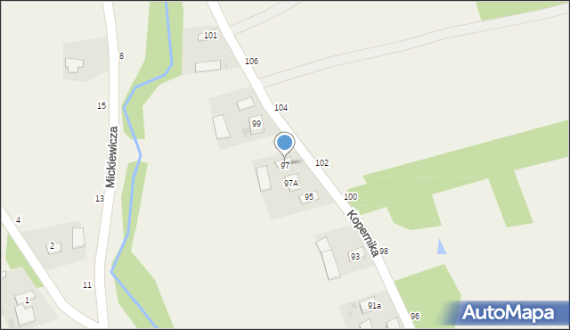 Radgoszcz, Kopernika Mikołaja, 97, mapa Radgoszcz