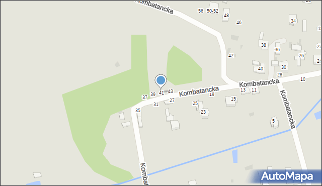 Radomsko, Kombatancka, 41, mapa Radomsko