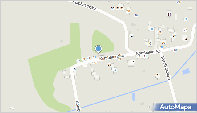 Radomsko, Kombatancka, 45, mapa Radomsko