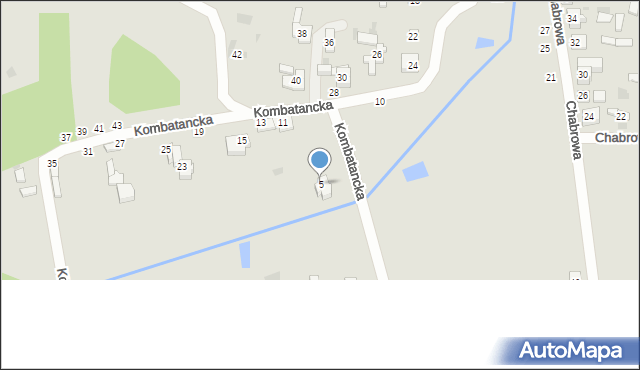 Radomsko, Kombatancka, 5, mapa Radomsko