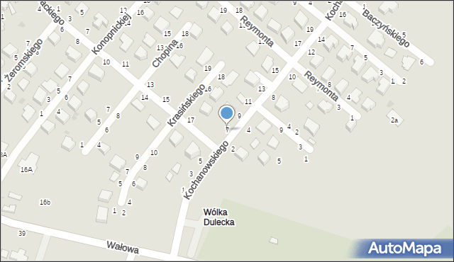 Radomyśl Wielki, Kochanowskiego Jana, 7, mapa Radomyśl Wielki