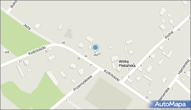 Radomyśl Wielki, Kościuszki Tadeusza, gen., 44a, mapa Radomyśl Wielki