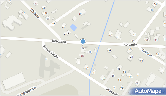 Radzymin, Korczaka Janusza, 14, mapa Radzymin