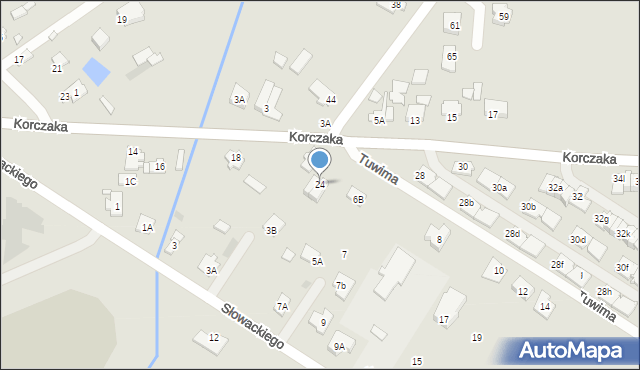 Radzymin, Korczaka Janusza, 24, mapa Radzymin