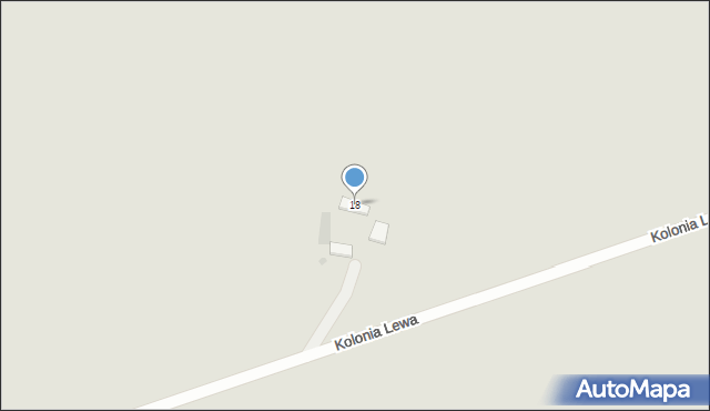 Rajgród, Kolonia Lewa, 18, mapa Rajgród