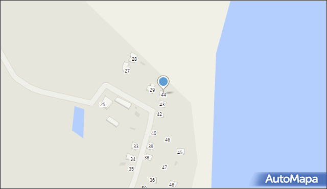 Rajgród, Kolonia Prawa, 44, mapa Rajgród