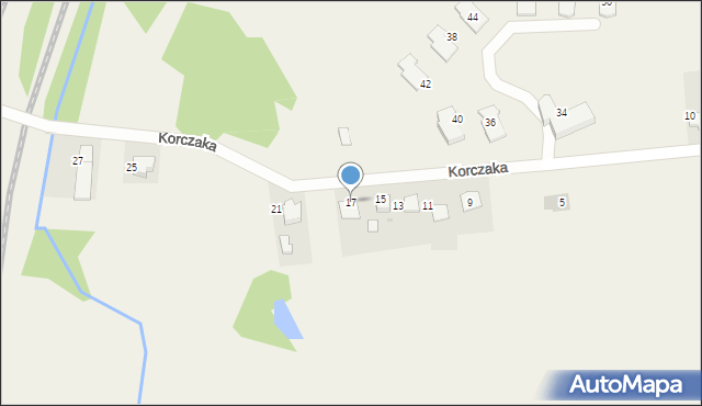 Rajsko, Korczaka Janusza, 17, mapa Rajsko