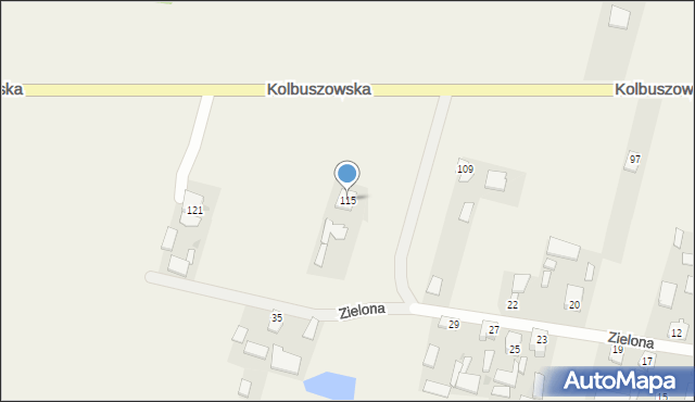 Raniżów, Kolbuszowska, 115, mapa Raniżów