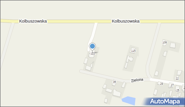 Raniżów, Kolbuszowska, 121, mapa Raniżów