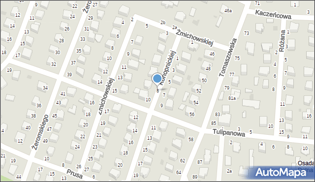 Rawa Mazowiecka, Konopnickiej Marii, 8, mapa Rawa Mazowiecka