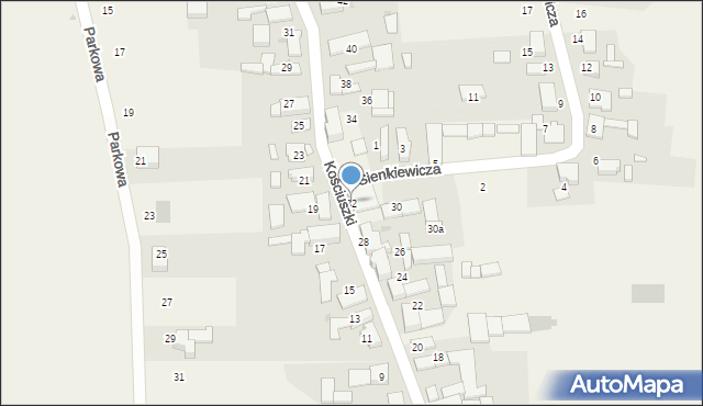 Rogów Opolski, Kościuszki Tadeusza, gen., 32, mapa Rogów Opolski