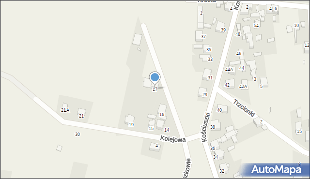 Rogoźnik, Kolejowa, 17, mapa Rogoźnik