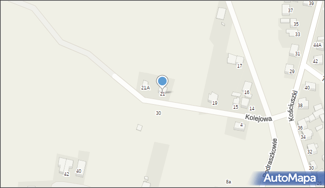 Rogoźnik, Kolejowa, 21, mapa Rogoźnik