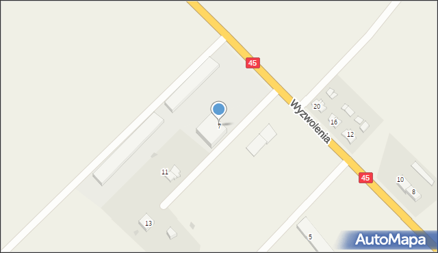 Roszków, Kolejowa, 7, mapa Roszków