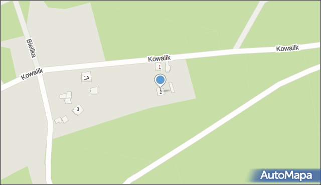 Ruciane-Nida, Kowalik, 2, mapa Ruciane-Nida