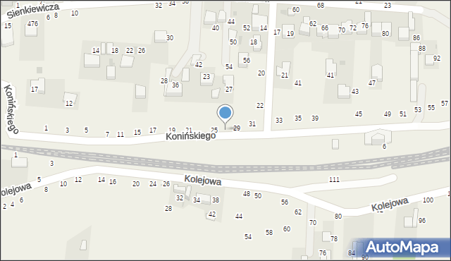 Rudawa, Konińskiego Ludwika, 27, mapa Rudawa