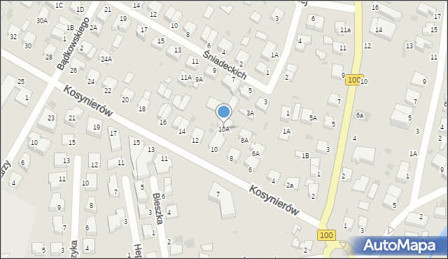 Rumia, Kosynierów, 10A, mapa Rumia