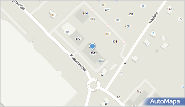 Rumia, Kosynierów, 80B, mapa Rumia