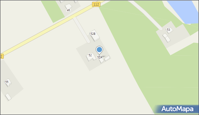 Rymań, Koszalińska, 52A, mapa Rymań