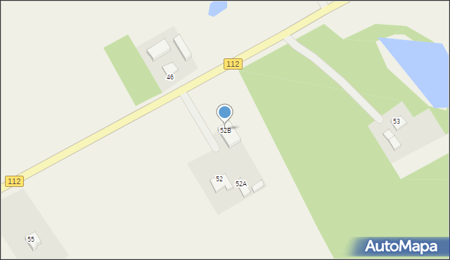 Rymań, Koszalińska, 52B, mapa Rymań