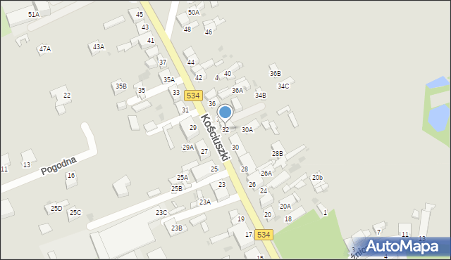 Rypin, Kościuszki Tadeusza, gen., 32, mapa Rypin