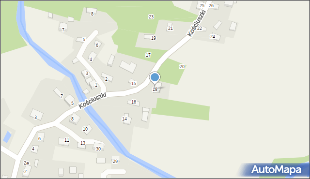 Rytwiany, Kościuszki Tadeusza, gen., 18, mapa Rytwiany