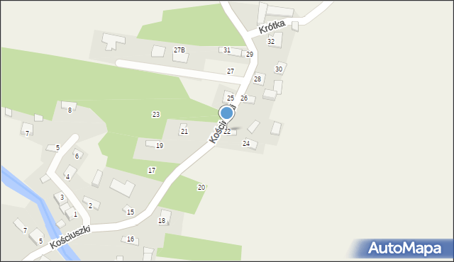 Rytwiany, Kościuszki Tadeusza, gen., 22, mapa Rytwiany