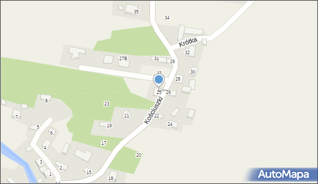 Rytwiany, Kościuszki Tadeusza, gen., 25, mapa Rytwiany