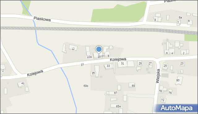 Rzeczyce, Kolejowa, 10, mapa Rzeczyce