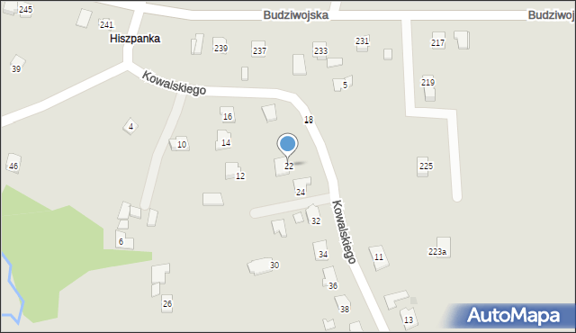 Rzeszów, Kowalskiego, bł. ks., 22, mapa Rzeszów