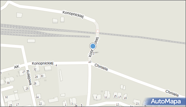 Sędziszów Małopolski, Konopnickiej Marii, 12, mapa Sędziszów Małopolski
