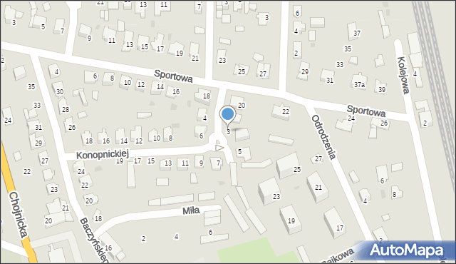 Sępólno Krajeńskie, Konopnickiej Marii, 3, mapa Sępólno Krajeńskie