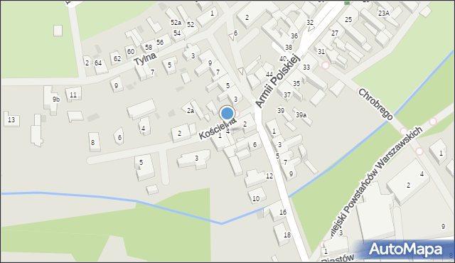 Sianów, Koszalińska, 4, mapa Sianów