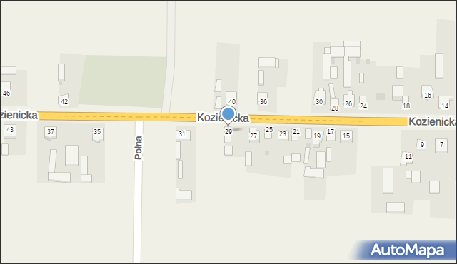 Sieciechów, Kozienicka, 29, mapa Sieciechów