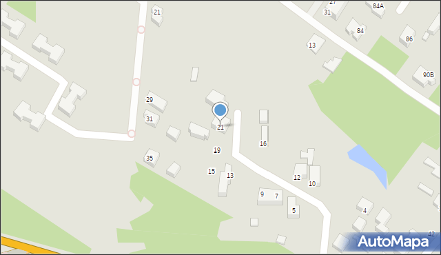 Siedlce, Konwaliowa, 21, mapa Siedlce