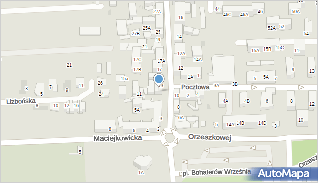 Siemianowice Śląskie, Kościelna, 9, mapa Siemianowice Śląskie