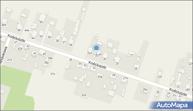 Siemonia, Kościuszki Tadeusza, gen., 31, mapa Siemonia