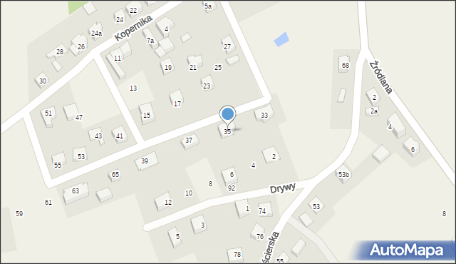 Sierakowice, Kopernika Mikołaja, 35, mapa Sierakowice