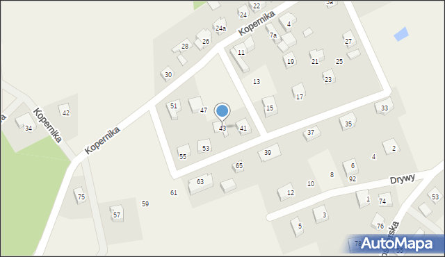 Sierakowice, Kopernika Mikołaja, 43, mapa Sierakowice